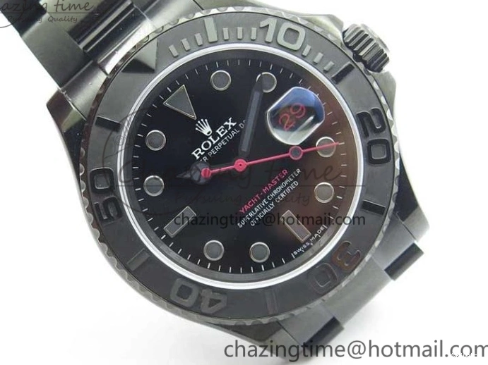 VR3135 Yacht-Master VRF Dial 116622 DLC Best Edition on Black Bracelet DLC 0425